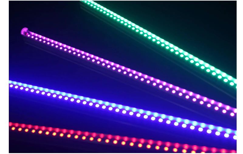 Toika 25pcs/lot 5ft 50W 1500MM T8 LED v-shaped Tube Light 1.5m red green blue colorful tube  AC85-265V