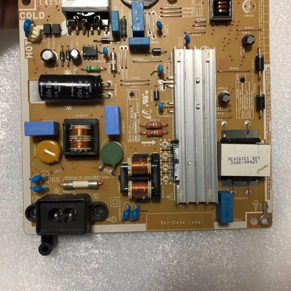 power board for SZYLIJ Free shipping 1pcs/lot BN44-00609A/B/D/E/F L42SF_DDY original UA40F5000AR power board spot