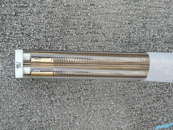 

600w quartz glass electric gold twins tube heater