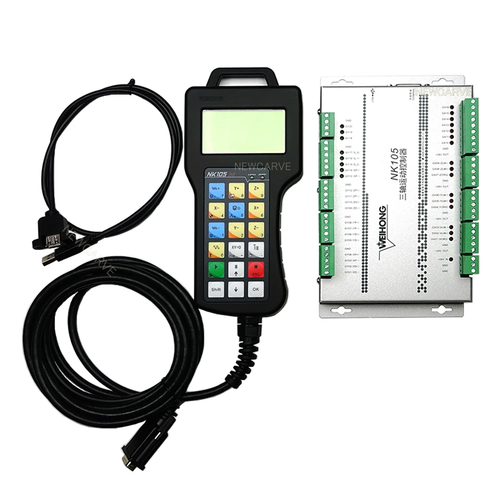 Weihong-controlador Original NK105 G2 G3 DSP, sistema de Control de movimiento de estudio NC de 3 ejes para enrutador CNC, máquina ATC, nueva tallada