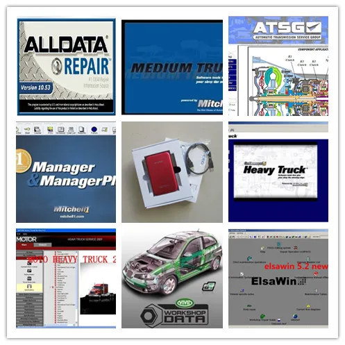 

v10.53 Alldata Software Auto Repair+Vivid+Atsg+Moto Heavy Truck 49in1 Hard Disk 1TB All Data