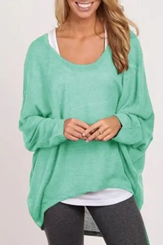 Long Sleeve Women Pullover Soft Jumper Autumn Jumpers Office Pullovers Casual Loose Clothing Female Warm Tops Tees Multicolor