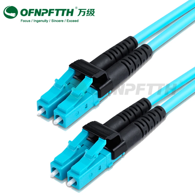 LC-LC Fiber Patch Cord MM OM3 Duplex 3.0mm 3M With LSZH Jacket