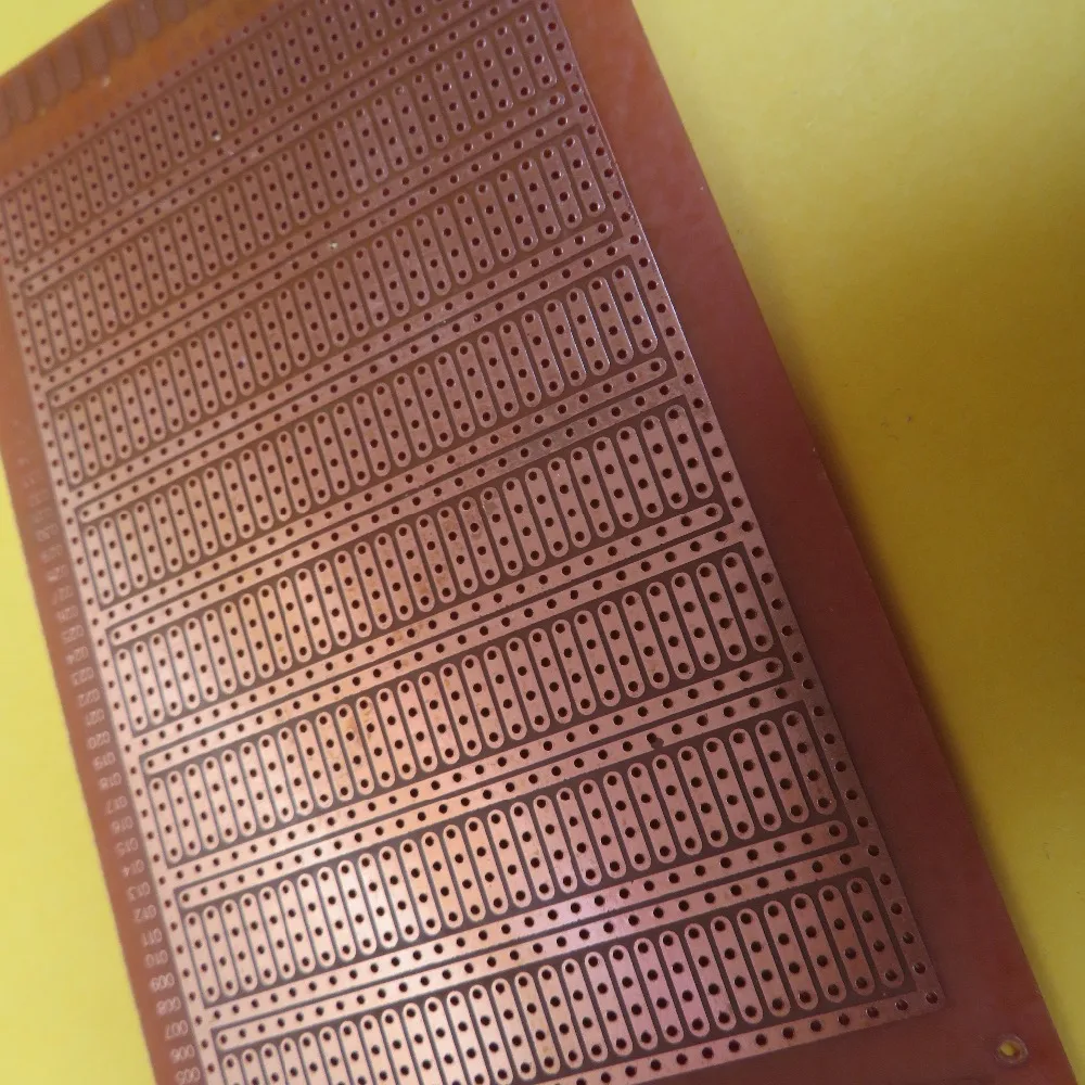 1 Stks/partij 9X15Cm 4er Joint Gaten Universele Stripboard Veroboard Board Enkelzijdig Bakeliet Experiment Printplaat Pcb platine