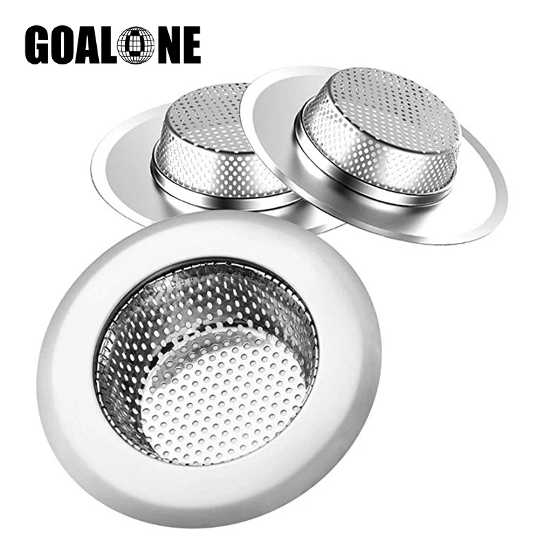 

GOALONE 3 шт./компл. приспособление для Ловца волос, нержавеющая сталь, ванна, слив, отверстие, фильтр, Ловца волос, стопор, кухонные аксессуары для ванной комнаты