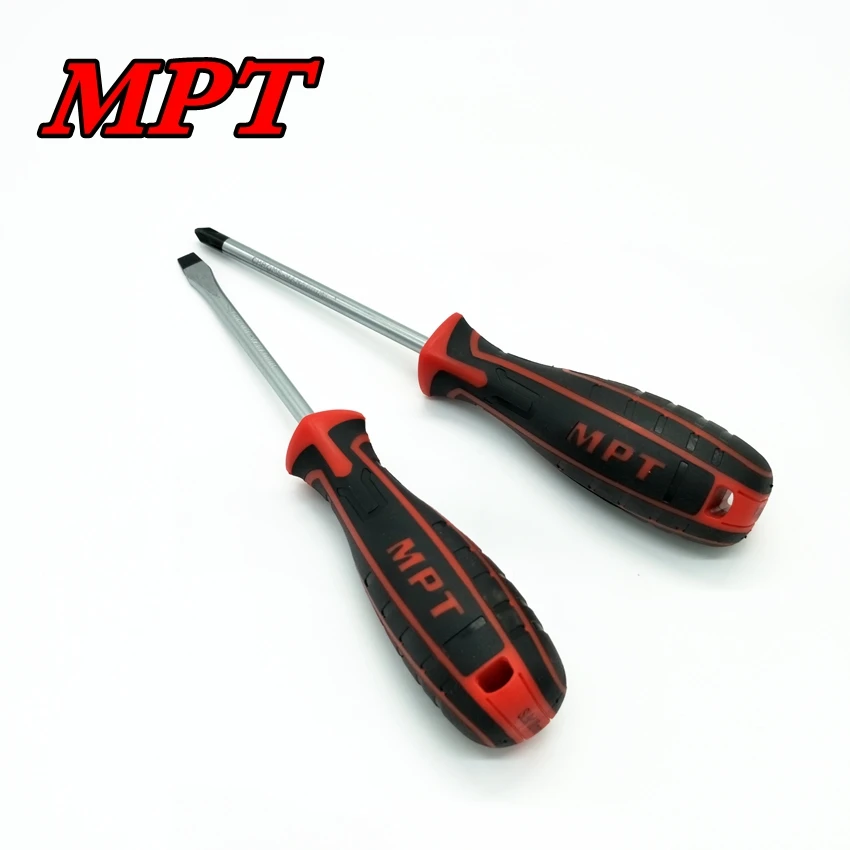 

2pcs/lot Magnetic Tip Phillips Screwdriver PH2*100mm Slotted Screwdriver 6*100mm Magnetic Tip Screwdriver