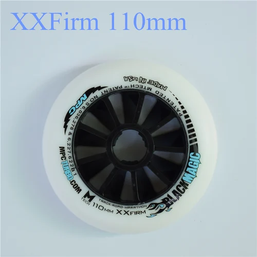 Imagen 2 del producto XXFirm 110mm XFirm 100mm firme 90mm patines de velocidad en línea rueda para pista interior carreras al aire libre magia negra para MPC para CITYRUN