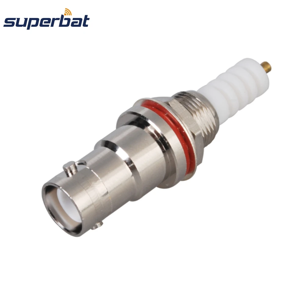 Superbat SHV High Voltage BNC Solder Female Bulkhead Straight RF Coaxial Connector