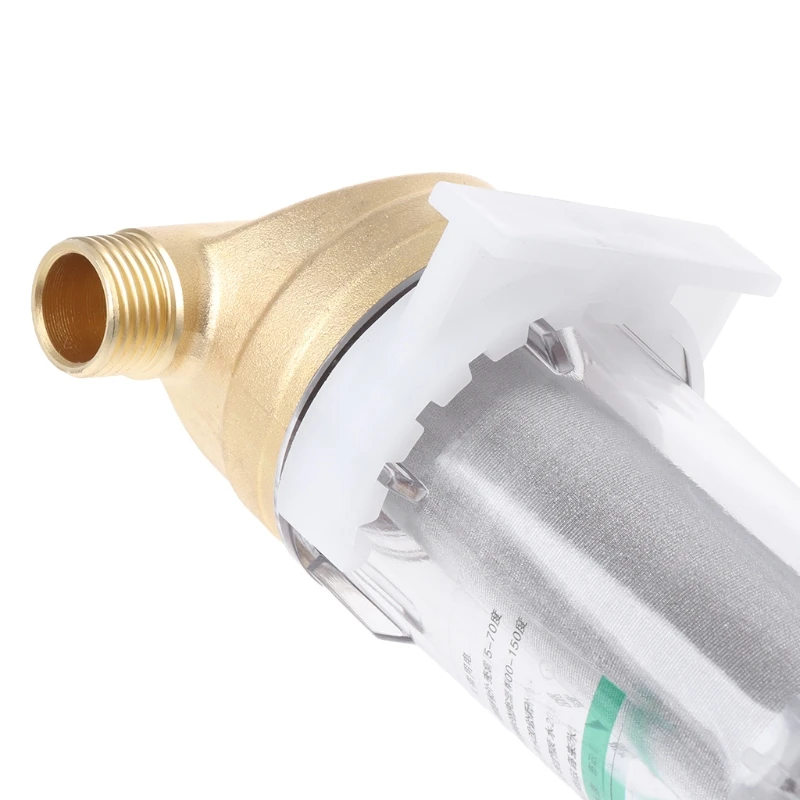 2021 New 4 Points Prefilter Stainless Steel Water Filter Purifier Mesh Copper Tap Faucet