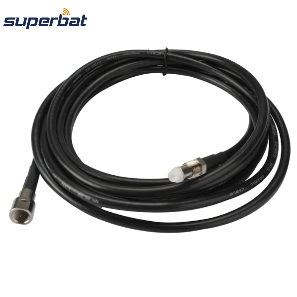 Superbat FME COAXIAL CABLE EXTENSION MOBILE PHONE/MODEM ANTENNA/PATCH COAX RG58 1M