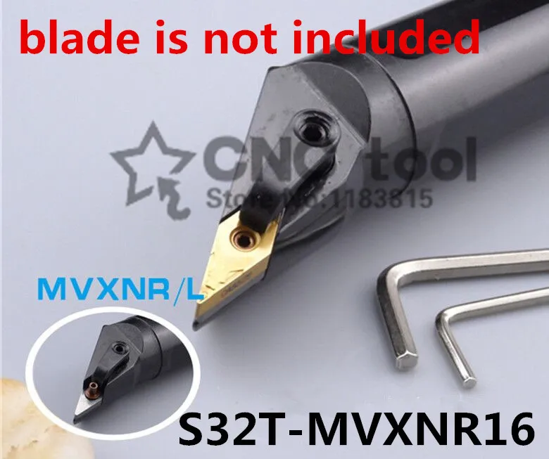 

S32T-MVXNR16 32mm Lathe Cutting Tools CNC Turning Tool Machine Tools Internal Metal Lathe Tool Boring Bar for MVQNR