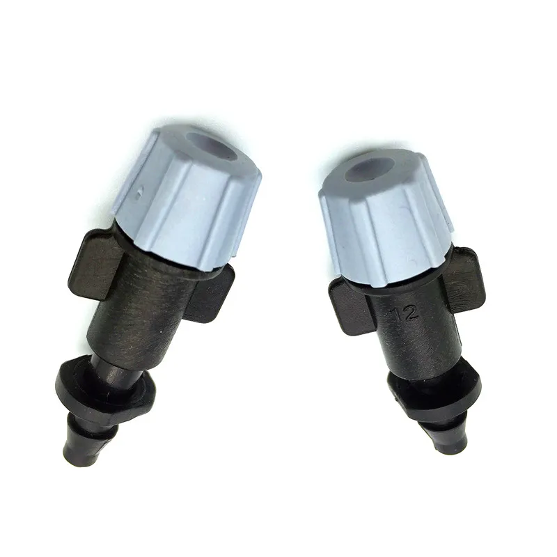 20 pcs Automatic Watering Atomizing nozzle Gray plastic Sprinkler head Can ues link 4/7 mm hose