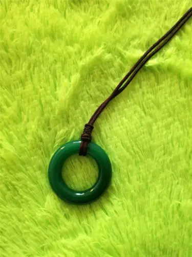 Anime The Ancient Magus, Bride Kore, Yamazaki Hatori Chise, Esmeralda, Jade, Ágata natural, collar, accesorios, Cosplay, Verde