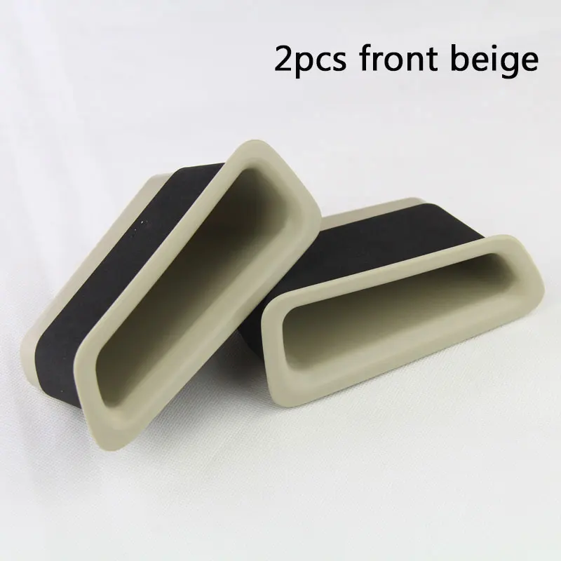 Black/Beige Front And Rear Door Handle Storage Box For Volvo XC60 Car-Styling Container Holder Tray Accessories 2014-2017