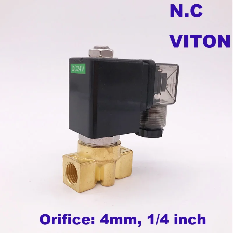 GOGO 7bar 2 way Brass high temperature heater steam solenoid valve for hot water 1/4"