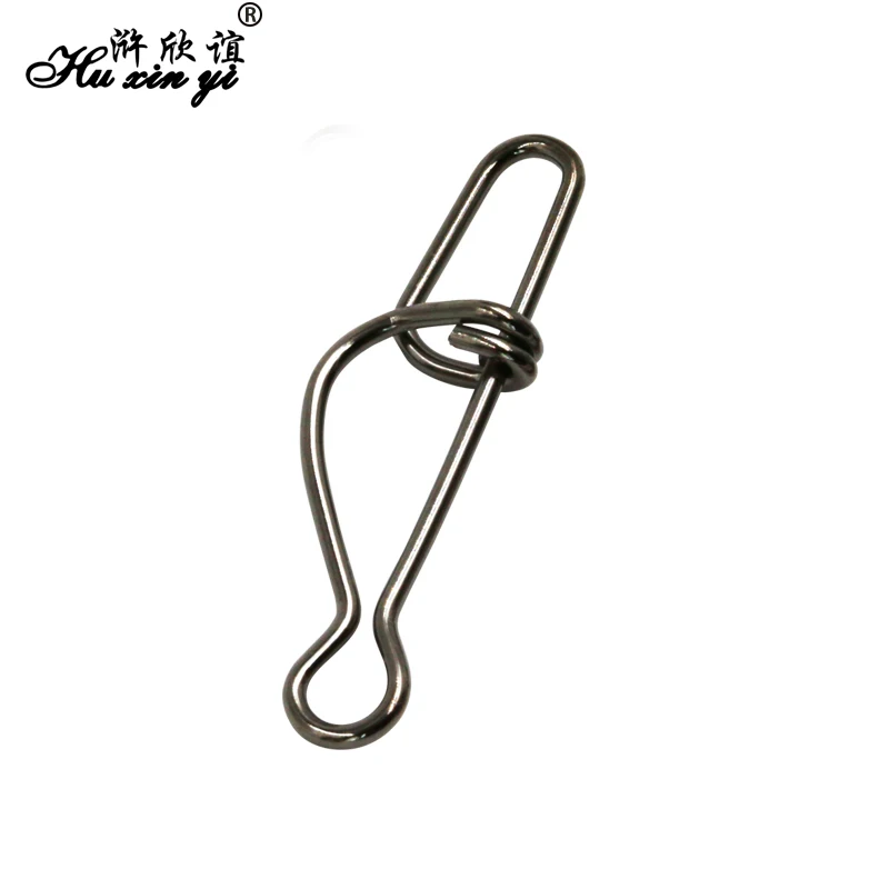 HXY PCS(200 - 50) SIZE(00# - 6#) Super Insurance snap Stainless steel fishing swivels accessories fishing lure tackle Connector