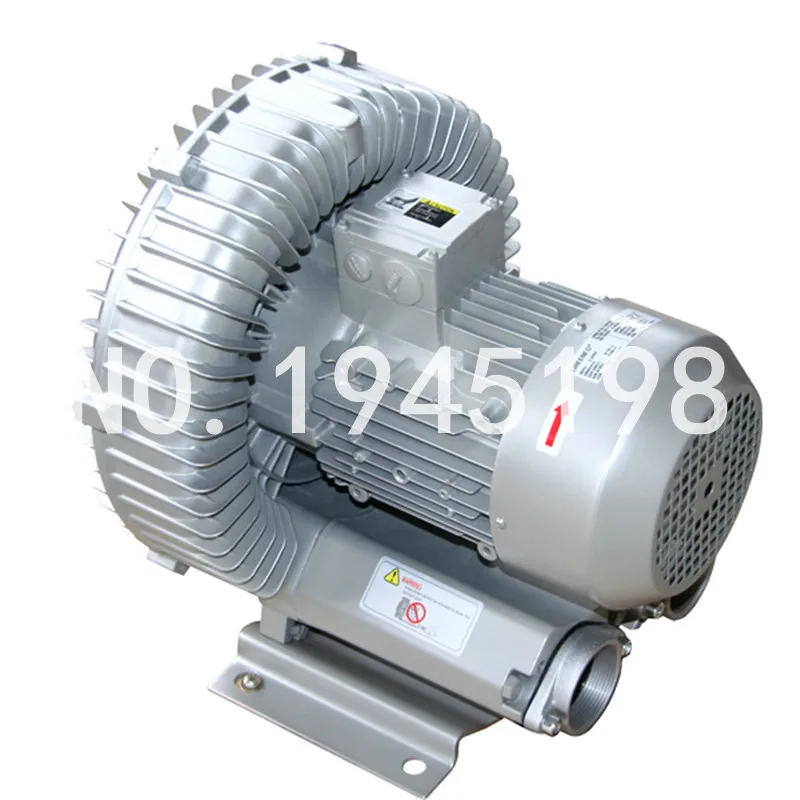 CE 2RB630-7AH26 3KW/4HP Max 415m3/h High Air flow Side Channel Blower Cleaning Air comperssor