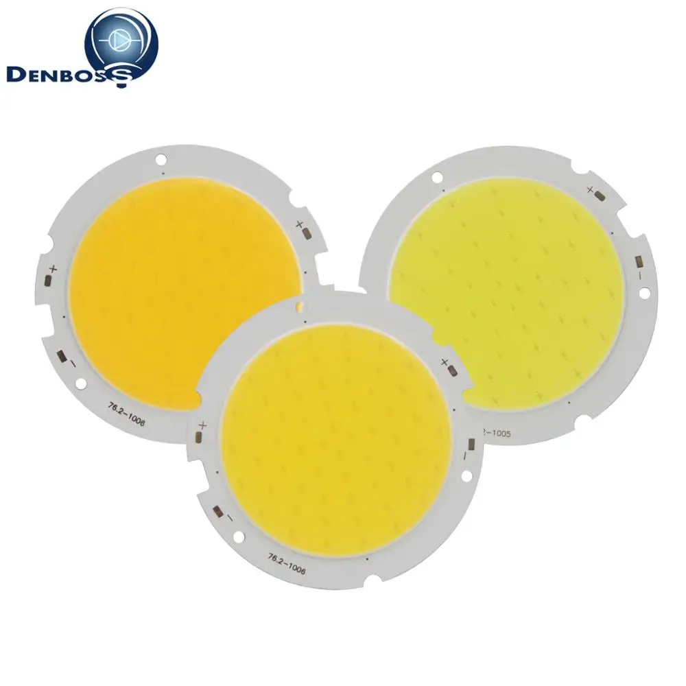 10PCS LED COB 60mm 20W 30-33V DC 76mm Round Light Source High Lumen High Power Module COB Warn Nature White for downlight
