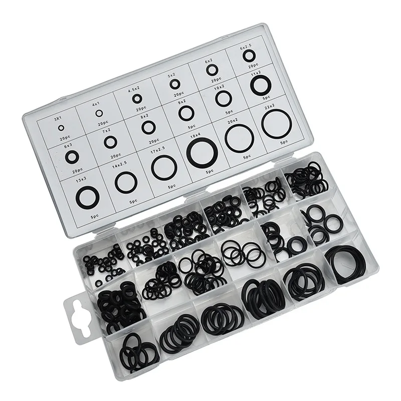 225PC metric Seal up Black O-ring hardware tool part set 3 x 1/4 x 1/4.5 x 2/5 x 2/ 6 x 2/6 x 2.5mm NO.B1389