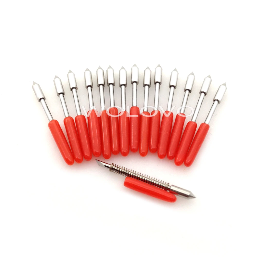 15 X 45degree Graphtec CB09/CB09U Vinyl Plotter Cutter Blade with springs