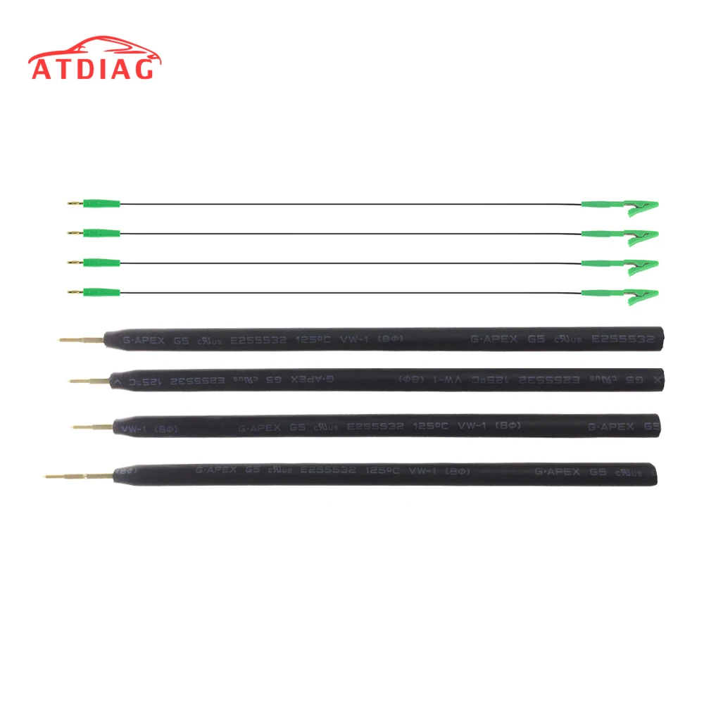 Hot 4pcs/Set Probe Pens 4pcs Pins With Connect Cable Replacement LED BDM FRAME OBD2 Programming ForECU Board