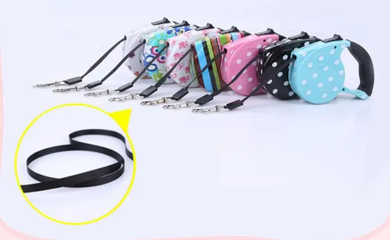 

50pcs Pet Supplies Dog Collar Leash Automatic Retractable Leash Harness Puppy Patrol Rope Walking Cat Traction