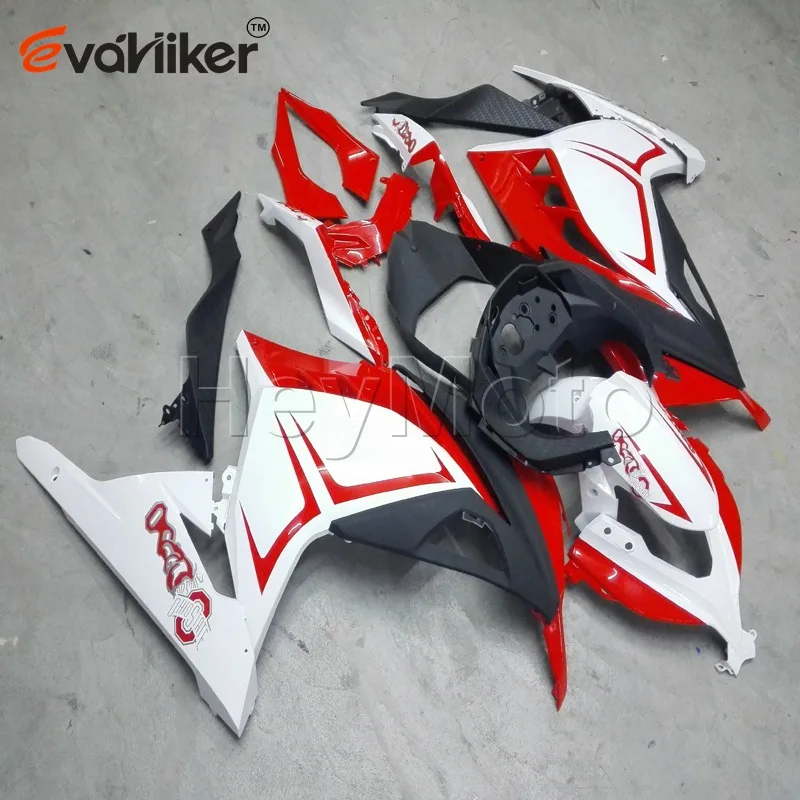 ABS Plastic fairing for ZX300R EX300 2013 2014 red white ZX300R EX 300 13 14 Injection mold bodywork kit motorcycle fairings