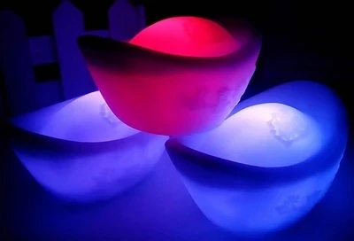 Peças de prata pequenas luzes 7 cores mudando leds brinquedos para crianças unisex filme plástico & tv 2021