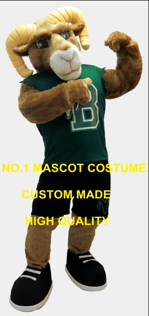 

Sport Anime Cosply Costumes Goat Sheep RAM Mascot Costume Adult for College School Games Sheep Theme Mascotte Fancy Dress 1945