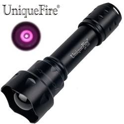 UniqueFire T20 IR 940nm LED Torch 38mm Lens 3 Mode Zoom Focus Adjustable Infrared Light Flashlight Used with Night Vision Device