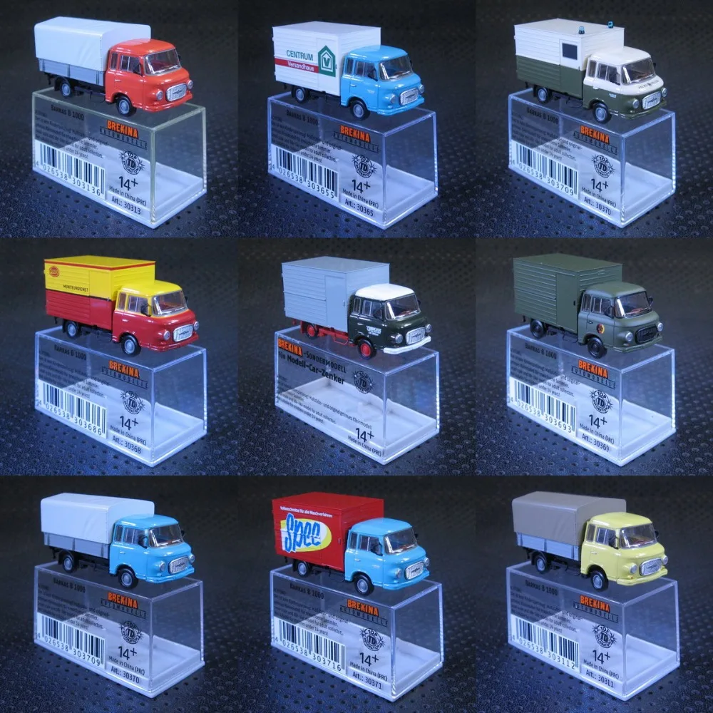 Bre kina 1:87 Bar kas B 1000 Truck Pocket model boutique alloy car toys for children kids toys Original Box 