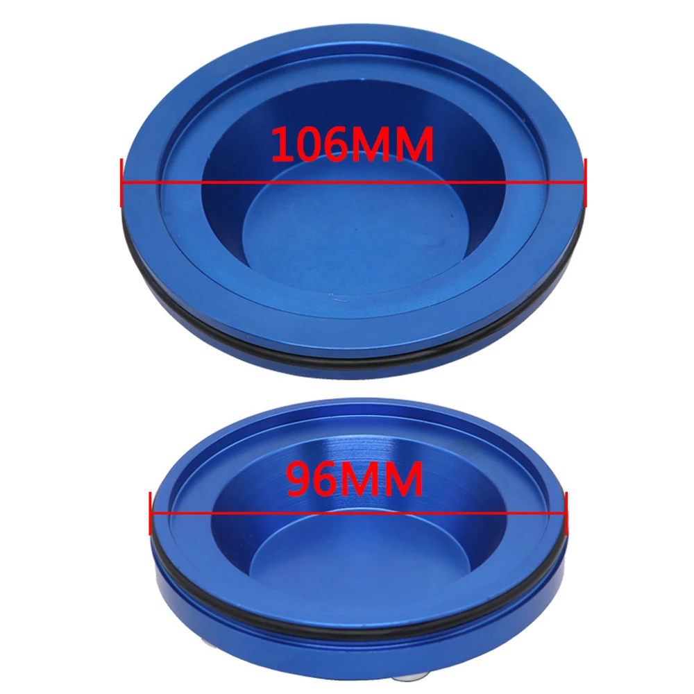 Universal Anodized Aluminum Wheel Center Cover Car Rim Hub Cap Outer Diameter 96mm 106mm