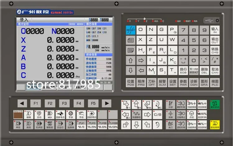 

Best price GSK 980TDc CNC controller lathe turning machine 2axis controller