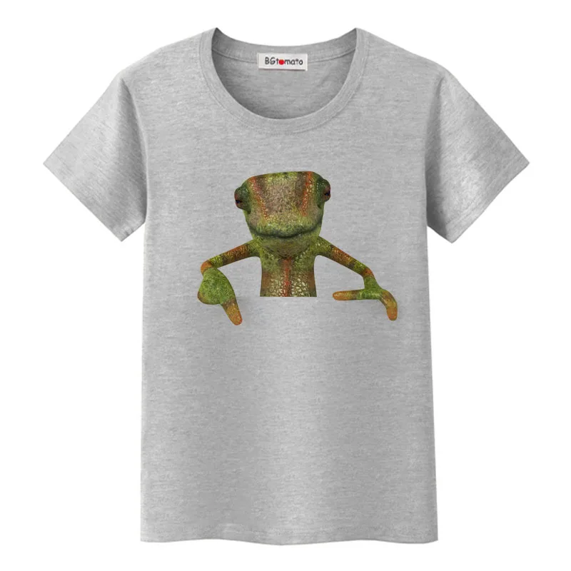 

BGtomato Cool 3D frog t shirt harajuku clothes kawaii friends t-shirt lovely frog haut femme 3D tops korean shirt