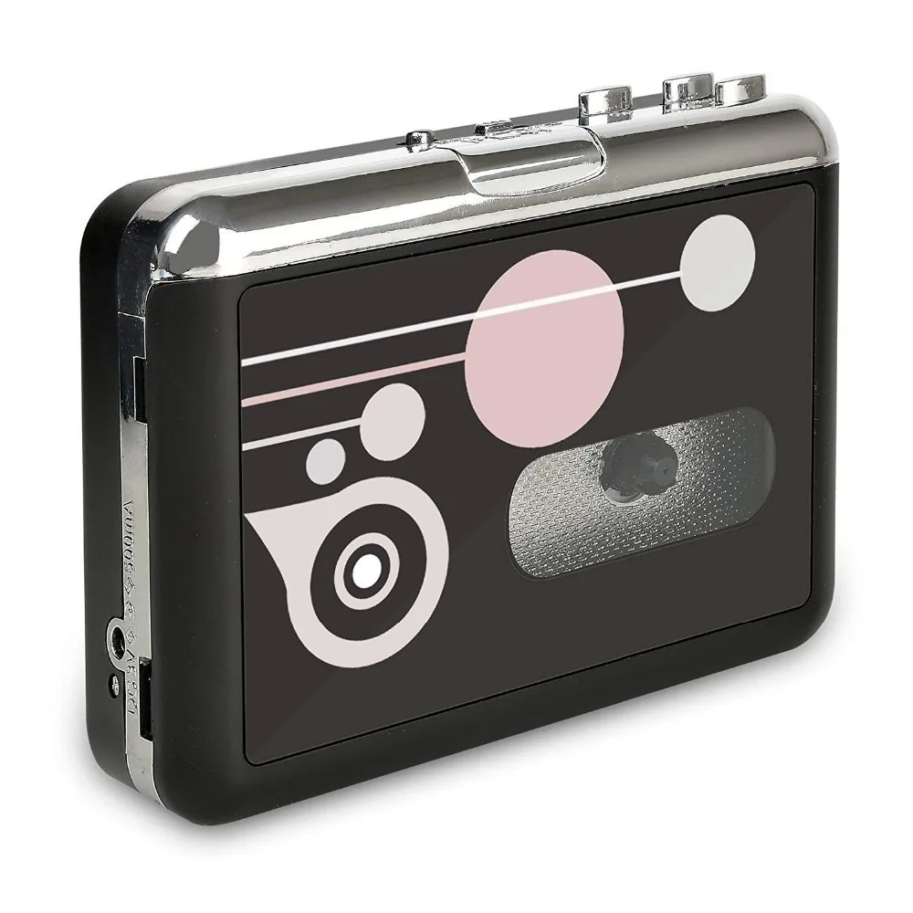 Portable Cassette Player , Digital Audio Music Recorder Tape to MP3 Converter Save into USB Flash Drive/No PC Required