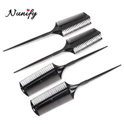 Nunify 1Pcs Dual-Purpose Hair Coloring Brush Baking Oil Comb With Brush Dyeing Coloring Hair Comb Double Side Anti-Static Brush