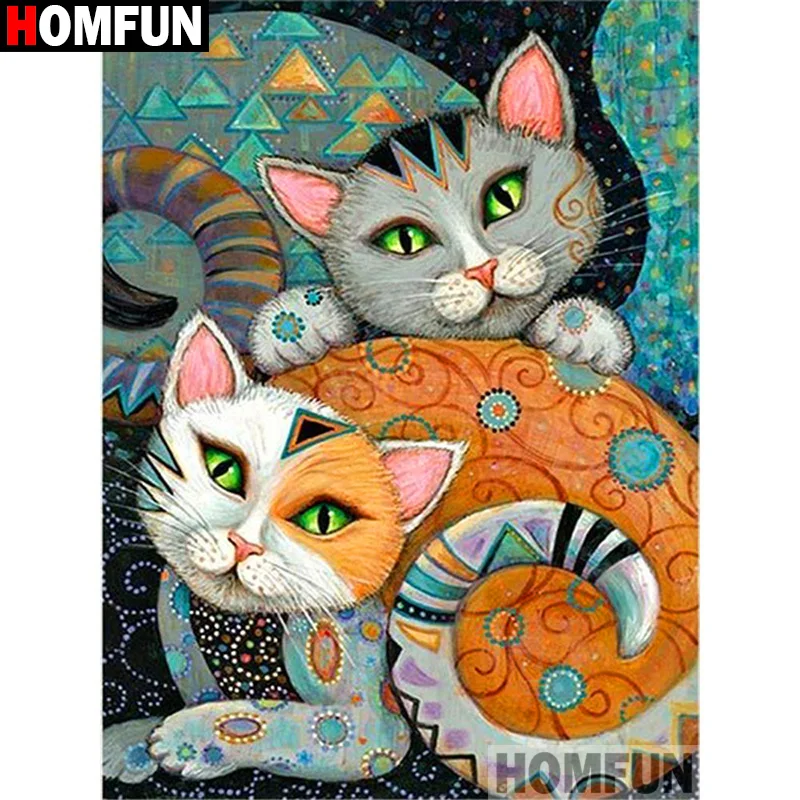 HOMFUN Full Square/Round Drill 5D DIY Diamond Painting 