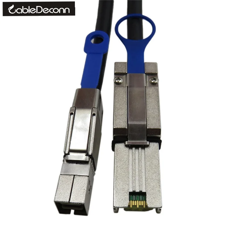 External Mini SAS 4X SFF 8088 to Mini SAS High Density HD SFF 8644 Data Cable 1-2M