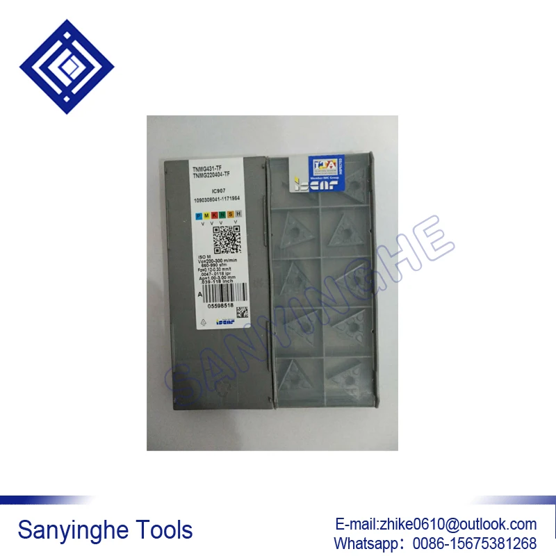 

50pcs/lots TNMG220404-TF IC907 / TNMG220408-TF IC907 cnc carbide turning inserts