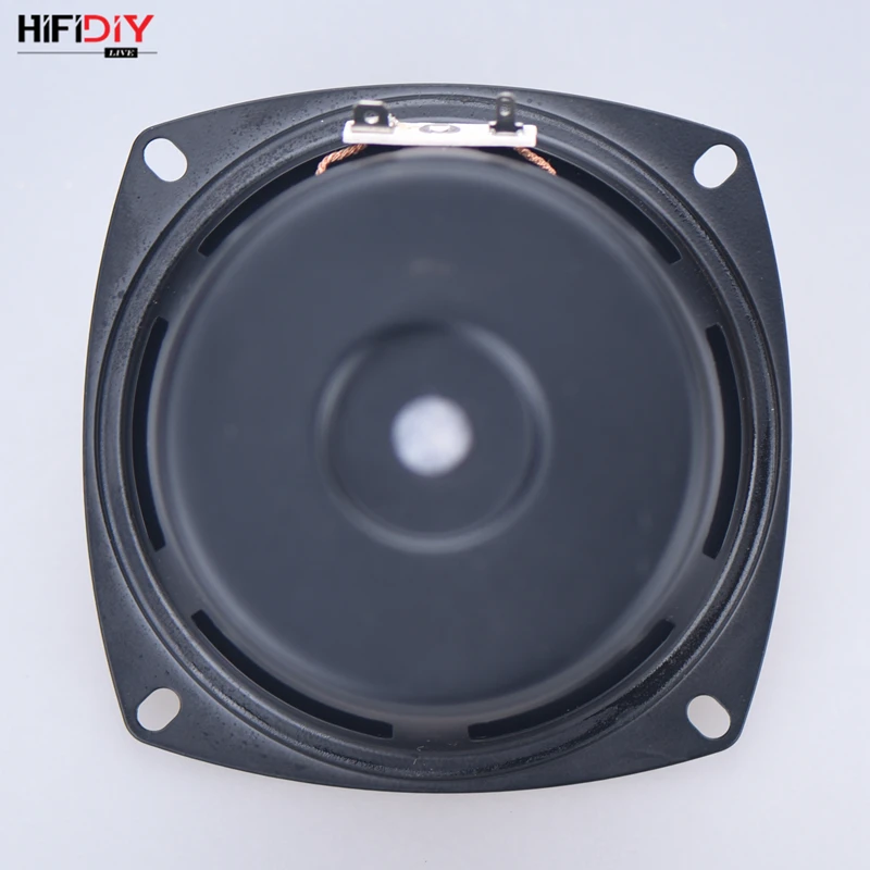 HIFIDIY LIVE HIFI 4 inch 4.5" Midbass Woofer speaker Unit  4 / 8 OHM 50W cotton and hemp fiber basin Loudspeaker B4-105S