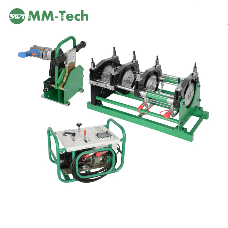 thermofusion welding machines for polyethylene (PE) pipes and pipe fittings SWT-B160/50H 50-160mm
