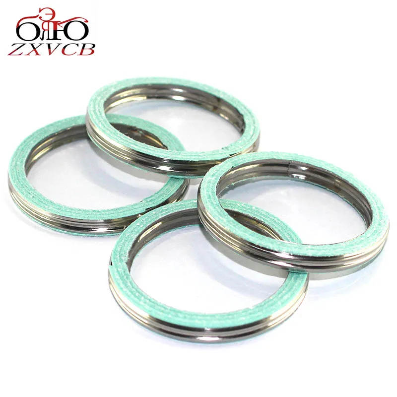 4PCS for HONDA ATC250SX CM250TB NSS250 NSS250A /AA /D /DA NSS300 NSS300A SM250/D/A TRX250 TRX250X VT250C/F  Exhaust pipe gasket