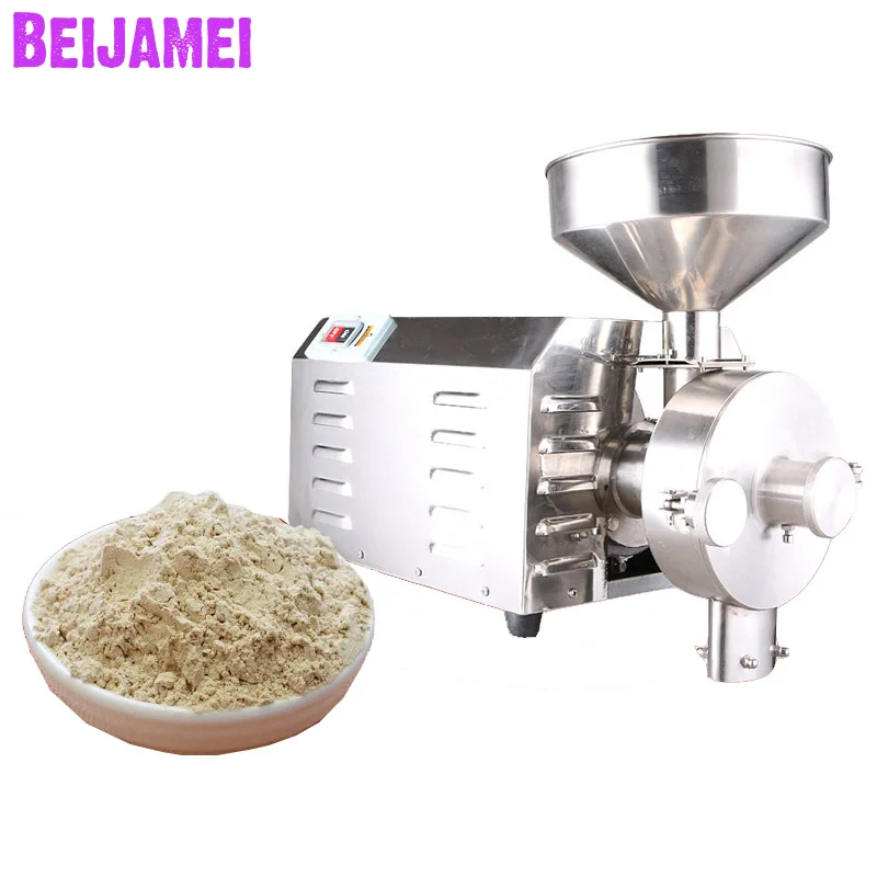 

Beijamei 2020 Commercial Food Cereal Grain Milling Machine 1800W/2200W/3000W Automatic Grains Grinder Powder