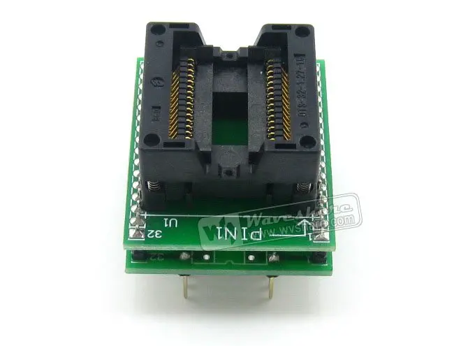 

SOP32 TO DIP32 (B) SO32 SOIC32 OTS-32-1.27-16 Enplas IC Programming Adapter Test Burn-in Socket 1.27mm Pitch 11.25mm Width