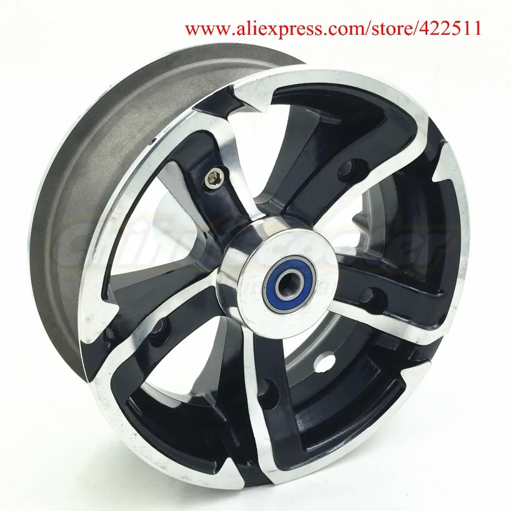 High Quality 6.5inch Aluminium Front Wheel Hub, 6.5inch Scooter Wheel Rim for 12inch Tire Electric Scooter