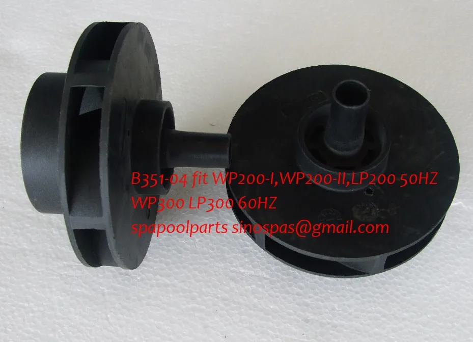 

Pump Impeller B351-04,Suitable for WP200-I,WP200-II,LP300 60HZ,LP200 50HZ LP250 50HZ LX pump impellor