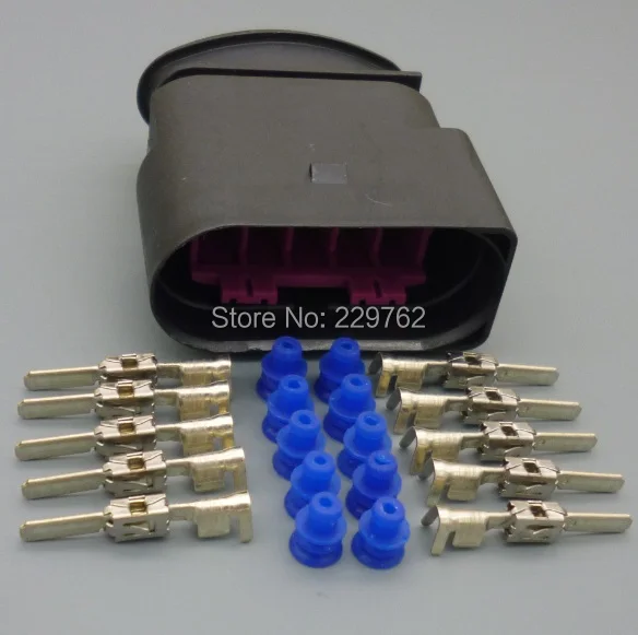 Shhworldsea 10 Pin 1J0973835 1J0973735 Female Male 3.5 Auto Temp Sensor Plug Deflation Valve Plug Waterproof Connector For VW
