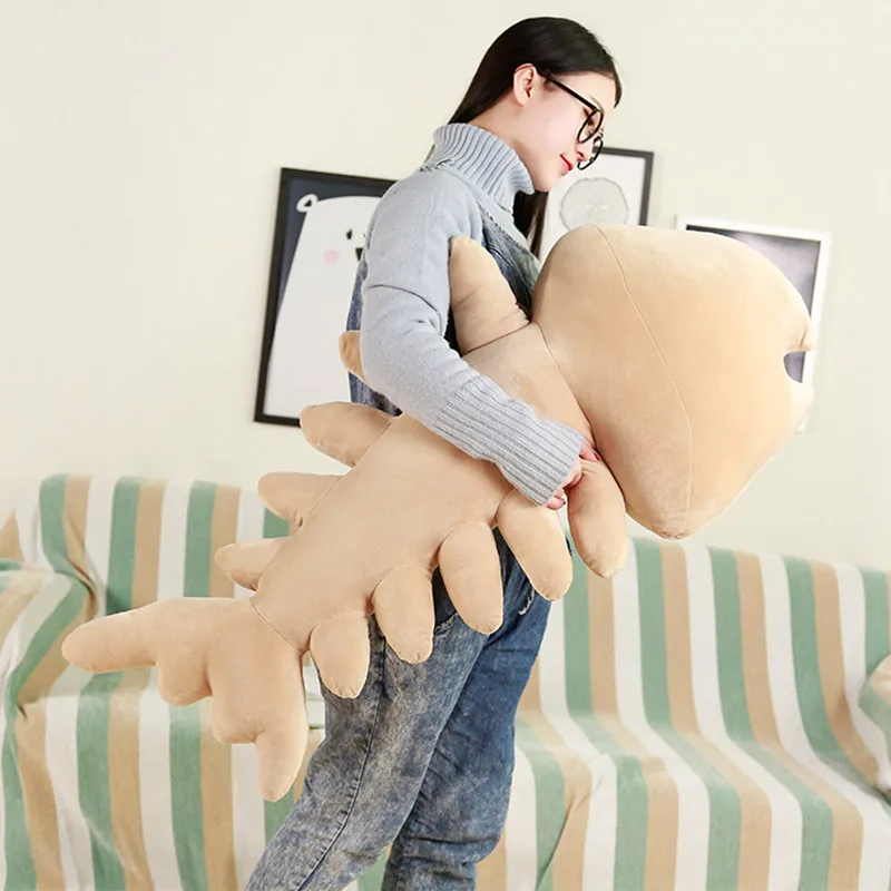 Simulation One Piece Soft PP Cotton Stuffed Fish Bones Plush Toys Creative Fish Cushions Dolls Sofa Sleeping Pillows 3 Size