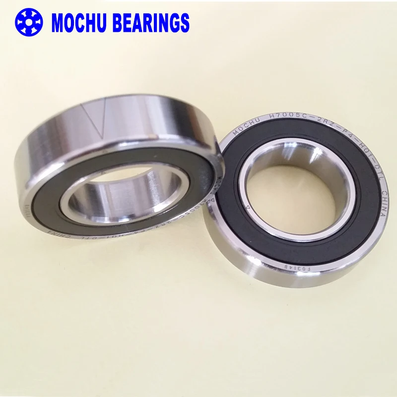 

1pair 7005 H7005C 2RZ P4 HQ1 DT 25x47x12 Sealed Angular Contact Bearings Speed Spindle Bearings CNC ABEC-7 SI3N4 Ceramic Ball