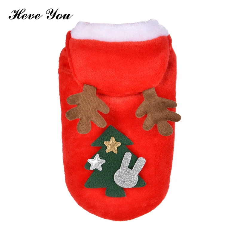 Heve You Clothes Christmas Dogs Pets Clothing Winter Dog Coat Puppy Chihuahua Clothes For Dogs Sweater Teddy Hoodies XS~XL